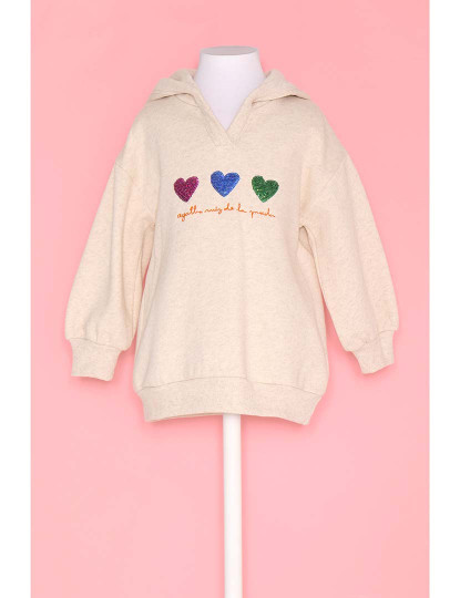 imagem de Sweatshirt menina Comfy Mesclado1