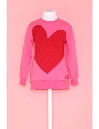 imagem de Sweatshirt menina Comfy Rosa1