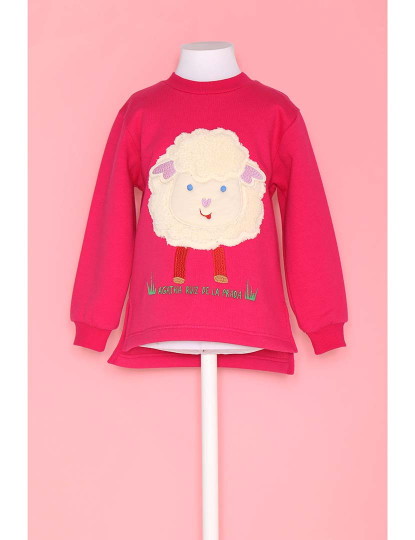 imagem de Sweatshirt menina Toasty Fucshia1