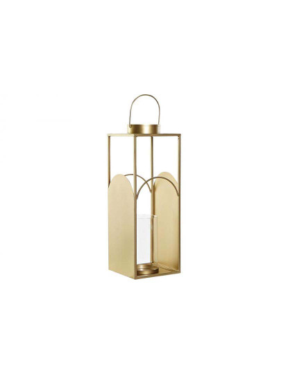 imagem de Porta-Velas Metal Dourado1