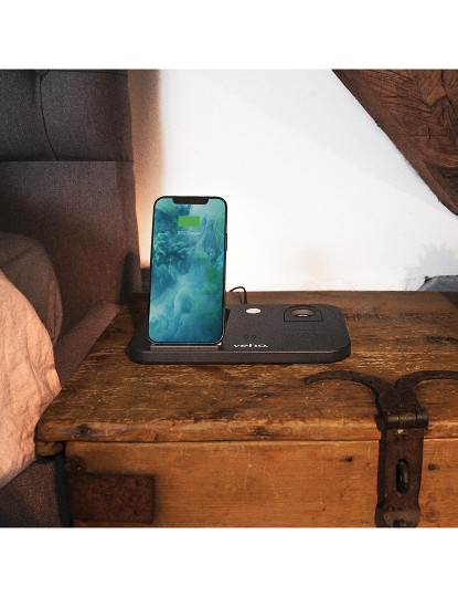 imagem de Veho DS-7 Qi wireless charging station with LED night light7