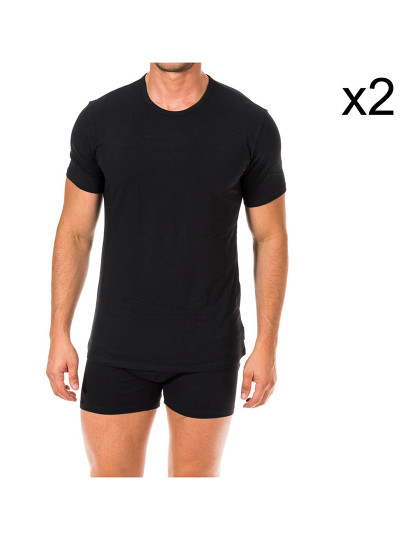 imagem de Pack 2 T-Shirts Homem Preto1