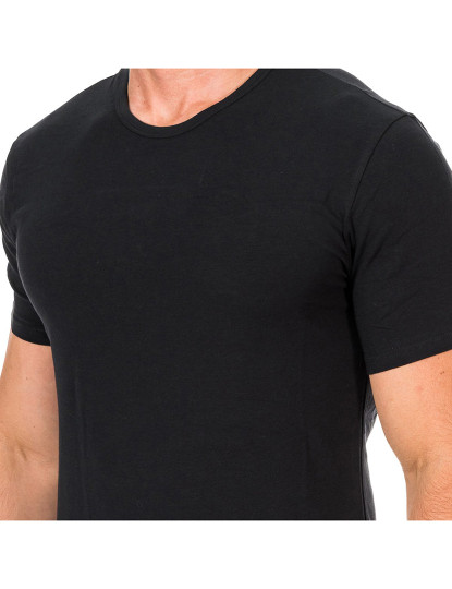 imagem de Pack 2 T-Shirts Homem Preto4