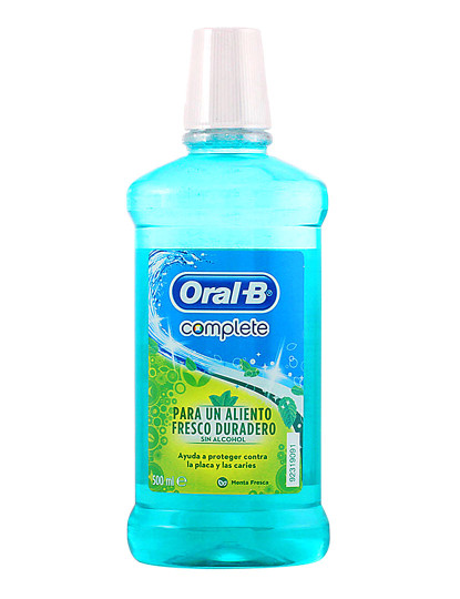 Elixir Bucal Oral-B Complete Menta Fresca 500 Ml, Até 2019-07-01