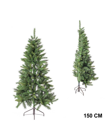 imagem de Árvore de Natal Verde PVC Metal Polietileno 150 cm1