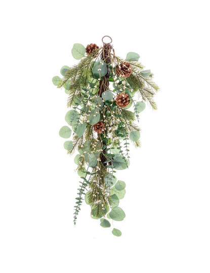 imagem de Decoração Portas Natal Verde Natural Ratán Plástico 71,12 cm1