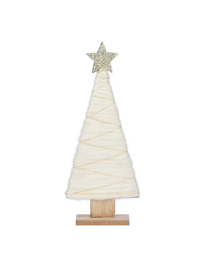 imagem de Árvore de Natal Black Box Madeira Branco 13x5x31 cm2