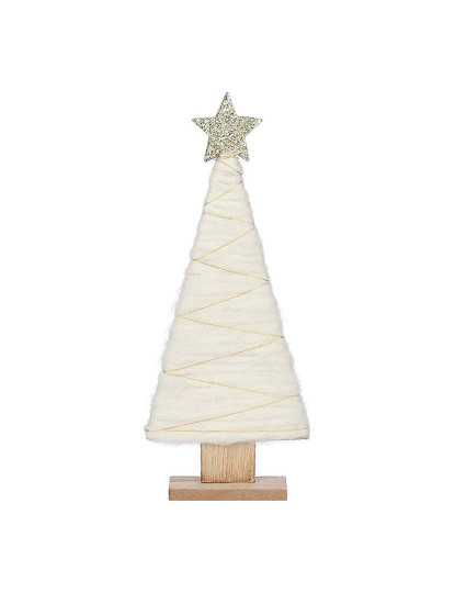 imagem de Árvore de Natal Black Box Madeira Branco 13x5x31 cm3