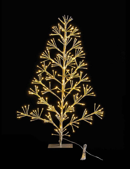 imagem de Árvore de Natal Dourado Metal Plástico 90 cm4