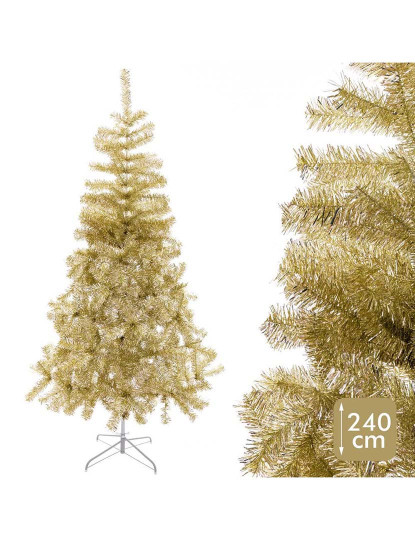 imagem de Árvore de Natal Dourado Metal Plástico 240 cm4