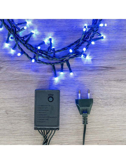 imagem de Grinalda de Luzes LED 25 m Azul Branco 6 W Natal4