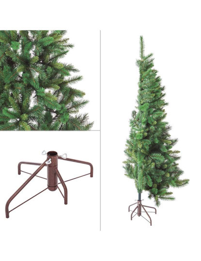 imagem de Árvore de Natal Verde PVC Metal Polietileno 180 cm6