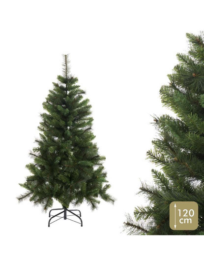 imagem de Árvore de Natal Verde PVC Metal Polietileno 120 cm5