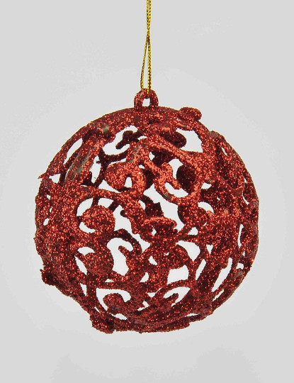 imagem de Bolas de Natal Vermelho Plástico 6x6x6 cm 12 un7