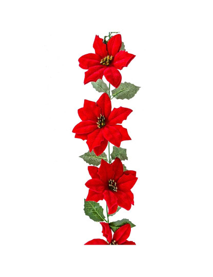 imagem de Grinalda de Natal Vermelho Verde Plástico 180 cm2