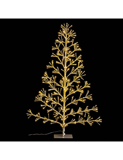 imagem de Árvore de Natal Dourado Metal Plástico 120 cm6