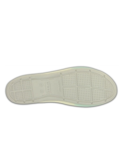 imagem de Sandália Crocs Colorblock Flat Azul Claro E Branco Pérola4