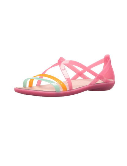 imagem de Crocs Isabella Cut Strappy Sandal W Paradise Rosa E Rose Dust1