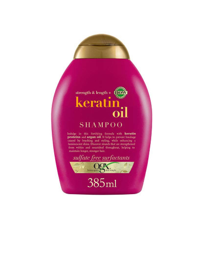 imagem de KERATIN OIL anti-breakage hair Champô 385 ml1