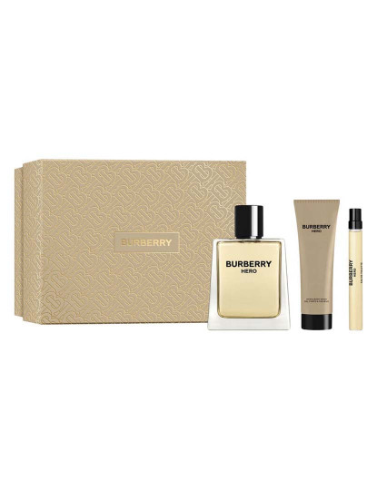 imagem de Set Burberry Hero Edt 100Ml +Gel 75Ml+Mini 10Ml1