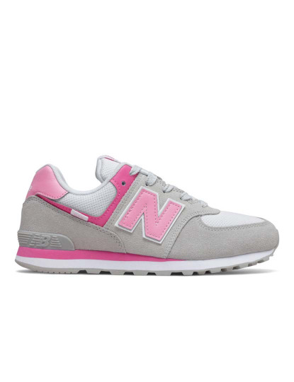 New Balance T nis Menina Cinza e Rosa Clubefashion