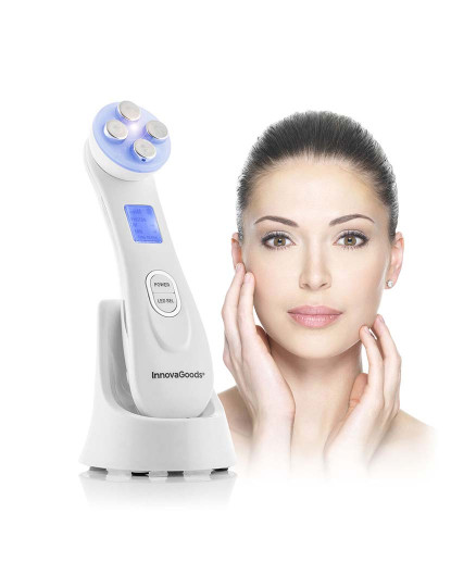 imagem de Massageador Facial com Radiofrequência, Fototerapia e Eletroestimulação Wace InnovaGoods5