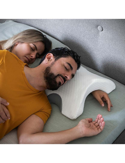 imagem de Almofada de espuma viscoelástica cervical Cozzy InnovaGoods para casal1