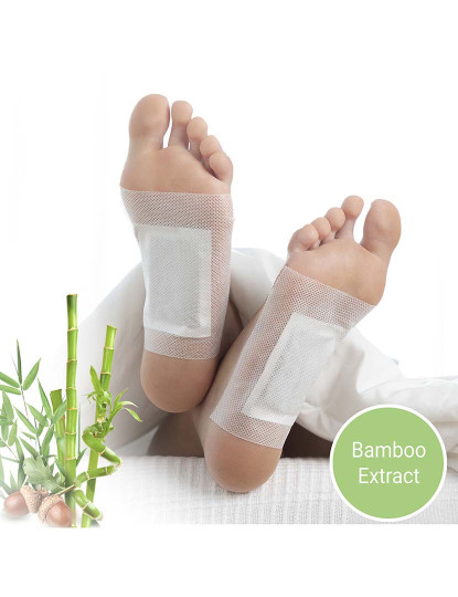 imagem de Parches desintoxicantes para pies Bamboo InnovaGoods1