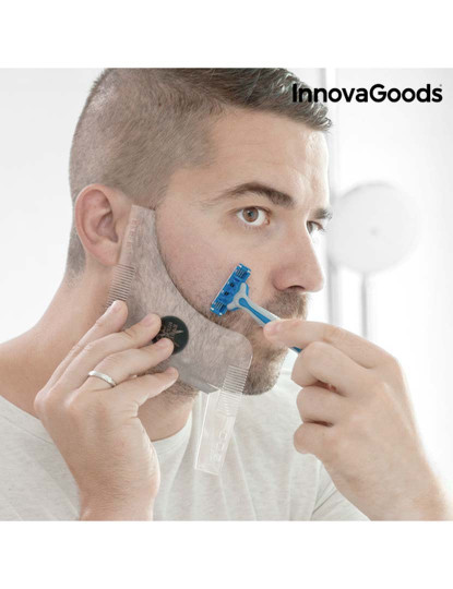 imagem de Modelo de barbear de barba Hipster Barber InnovaGoods1