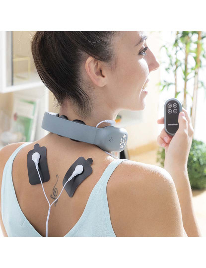 imagem de Massageador cervical recarregável com controle remoto Nekival InnovaGoods1