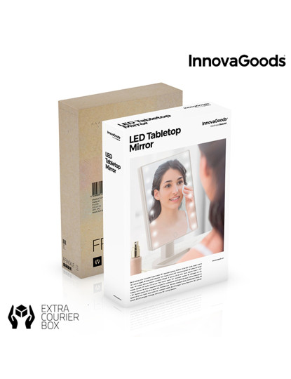 imagem de Espelho de mesa LED táctil InnovaGoods7