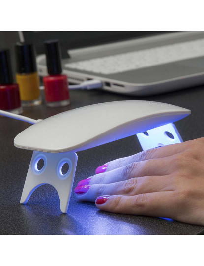 imagem de Candeeiro de Unhas LED UV de Bolso InnovaGoods7