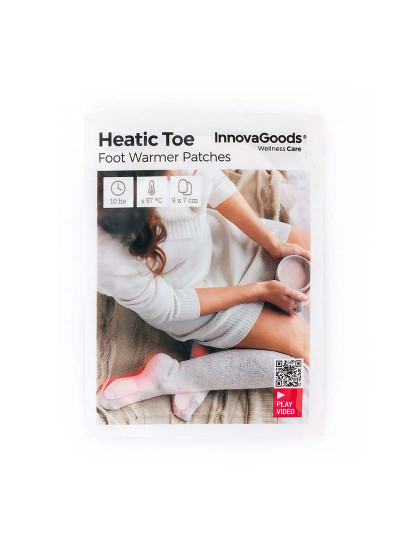 imagem de Adesivos para aquecer pés Heatic Toe InnovaGoods (pacote com 10)3