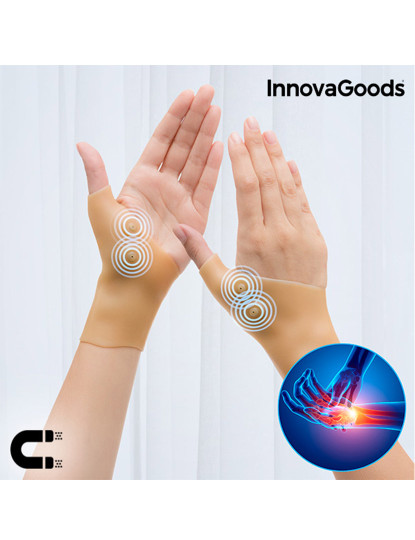 imagem de Pulseiras de Compressão com Pontas Magnéticas InnovaGoods (Pack de 2)1