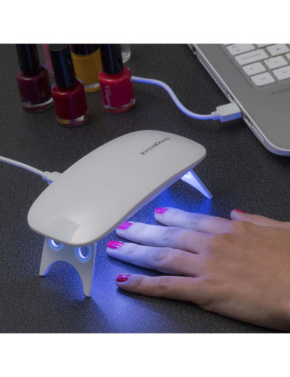 imagem de Candeeiro de Unhas LED UV de Bolso InnovaGoods1