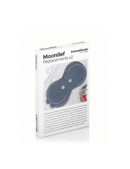 imagem de Patches de reposição para massageador relaxante menstrual InnovaGoods Moonlief (pacote de 2)2