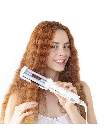 imagem de Prancha de Cabelo Cerámica para Ondas Wavio InnovaGoods 55 W4