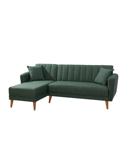 imagem de Sofá com Chaise Longue Esquerda Aqua Verde Escuro4