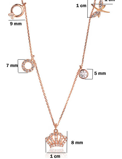 imagem de Colar Senhora Rosa Dourado3