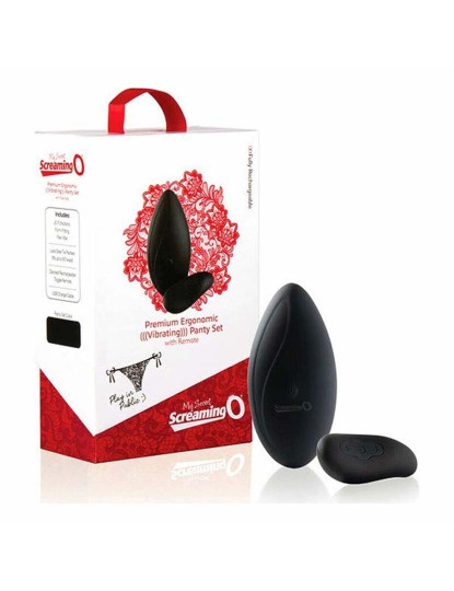 imagem de Vibrador The Screaming O Premium Ergonomic Remote Panty Set Black4