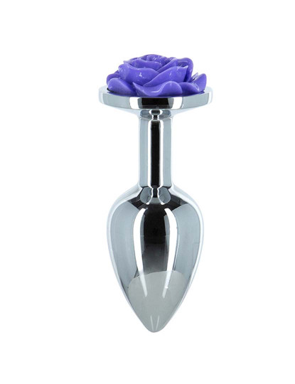 imagem de Plug Anal Lux Metal Purple Rose (5,71 cm)1