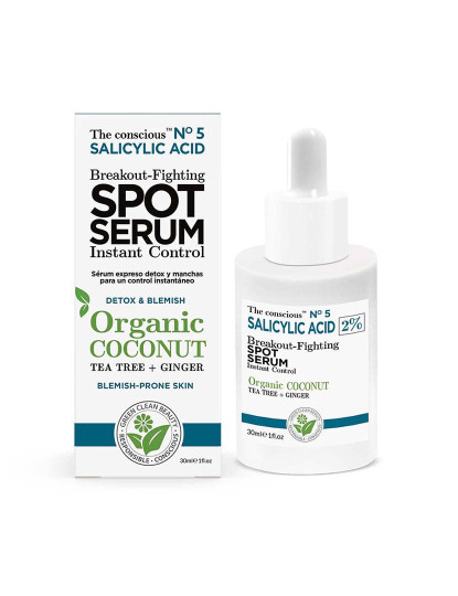 imagem de Salicylic Acid Breakout-Fighting Spot Serum Organic Coconut 30 Ml1