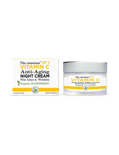 imagem de Vitamin C Anti Idade Night Creme Organic Raspberry 50 Ml1