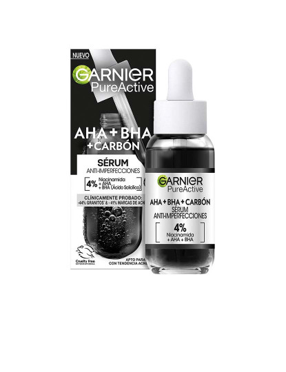 imagem de Pure Active Aha + Bha + Carbón Sérum Anti-Imperfecciones 30 Ml1