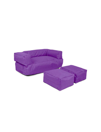 imagem de Pufe 2 Lugares Kids Roxo9