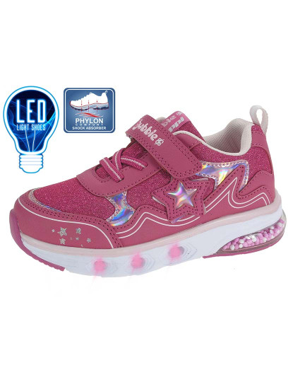 imagem de Sapato com Luzes Infantil Fuchsia1