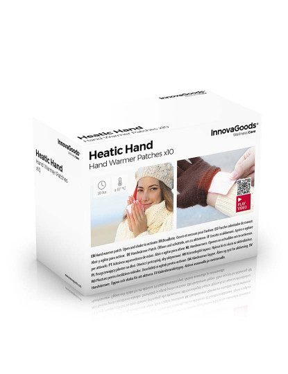 imagem de Emplastros Térmicos para Mãos Heatic Hand pack de 102