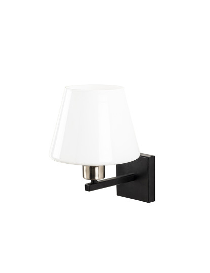 imagem de Candeeiro Parede Profil-4661 Preto Nickel Branco2