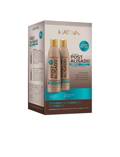 imagem de Kit Pós Alisamento x 2 Unidades                                                                              (Shampoo 250 ML + Condicionador 250 ML)1