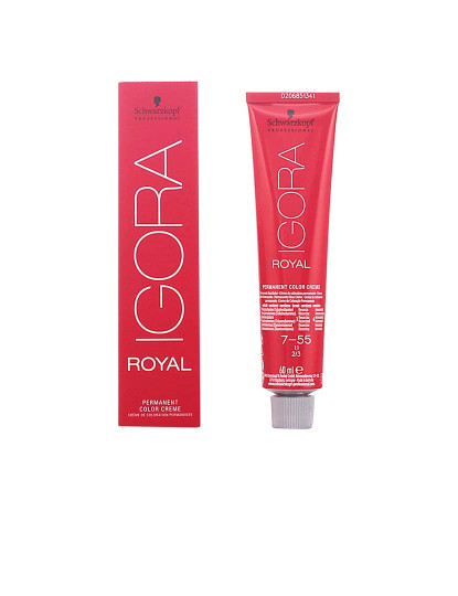 imagem de Creme Coloração Permanente Igora Royal 7-55 60Ml1